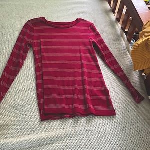 Old Navy Red and White striped long sleeve
